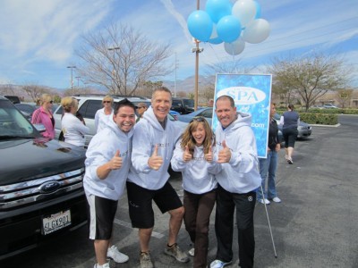 “Team Dumbell Las Vegas” at the 1st annual LVSA Red Rock Canyon Hike.